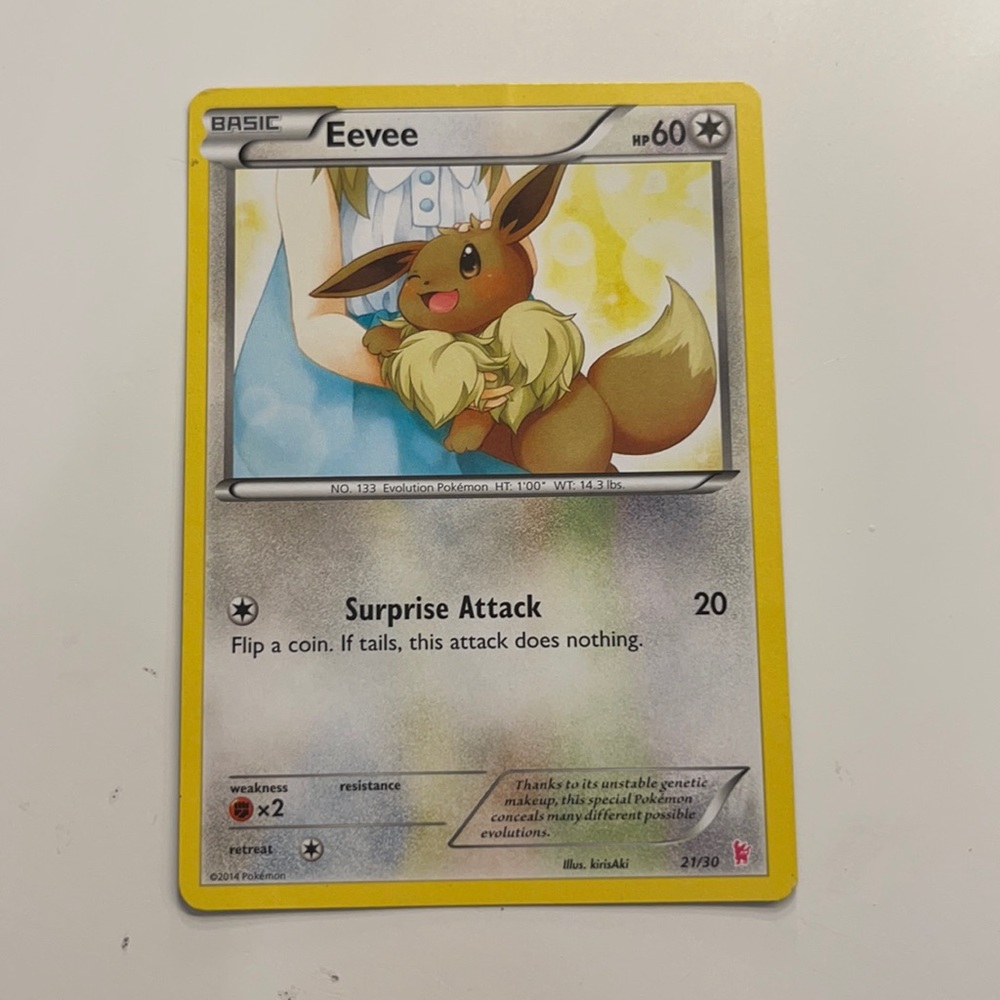 Pokemon card- Eevee